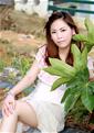 Hundreds of beauties: exotic Asian model Chan